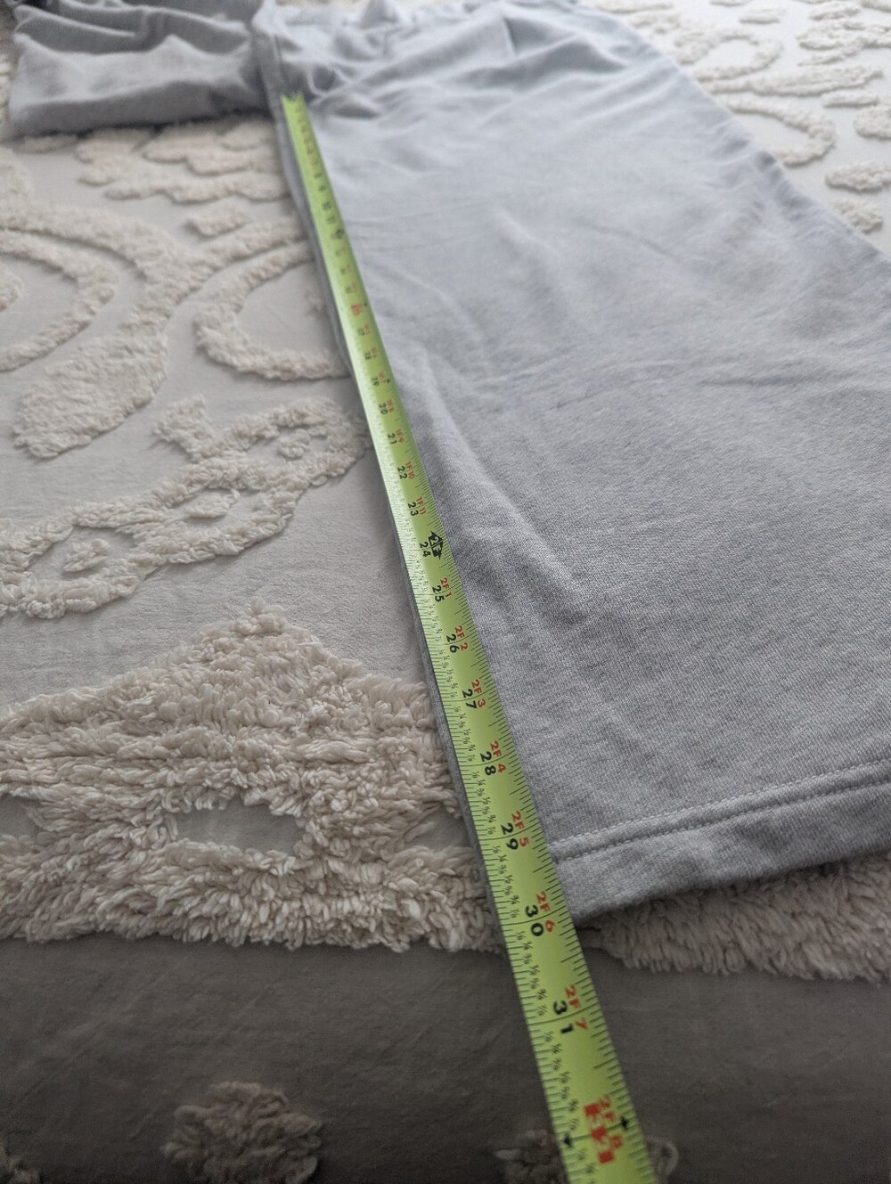 Aerie Wide Leg Pleated Trouser Slouchy  Sweatpants In Light Gray Size Medium NEW - Picture 7 of 7